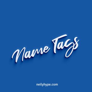Custom Name Tags in a Jamaican Accent